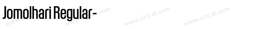 Jomolhari Regular字体转换 Jomolhari Regular字体转换